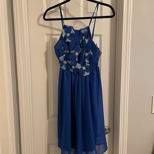 *DONATED* NWT | Melange Boutique Blue Floral Halter Dress | Summer